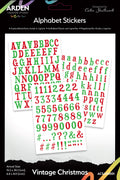 Arden Creative Studio Vintage Christmas Alphabet Stickers