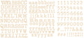 Arden Creative Studio Remembering... Alphabet Stickers