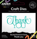 Arden Creative Studio Sentiment Series Stacked Thank You Craft Die