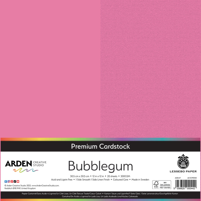 Arden Creative Studio Premium Cardstock 12in x 12in 300gsm 20 Pack