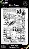 Arden Creative Studio Maker Series Season of Joy 4in x 6in Background Stamp