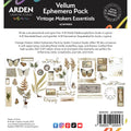 Arden Creative Studio Vintage Makers Vellum Ephemera Pack
