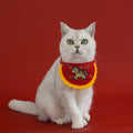 Fortune Blessing Chinese New Year Pet Bib | Dog & Cat Lunar Accessory