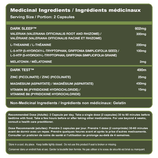 Advanced Genetics GO DARK, 60 Caps
