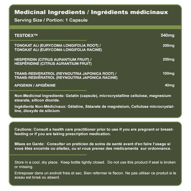 Advanced Genetics TESTDEX (Anti-Estrogen), 30 Caps