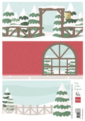 Marianne Design A4 Cutting Sheet - Merry Christmas Backgrounds by Marleen
