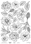 3Quarter Designs A4 Acetate - Floral