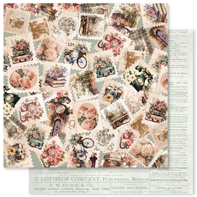 Afternoon in the Park C 12 x 12 Paper (12 pc Bulk Pack) 34350