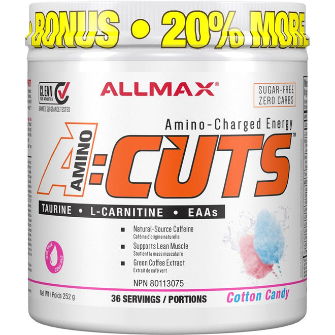 Allmax AMINO CUTS, *Bonus Size 36 Servings
