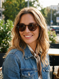 Boléro Brody — Round Keyhole Bridge Sunglasses