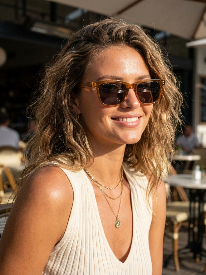 Boléro Vale — Classic Square Sunglasses