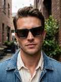 Boléro Knox — Bold Classic Square Sunglasses