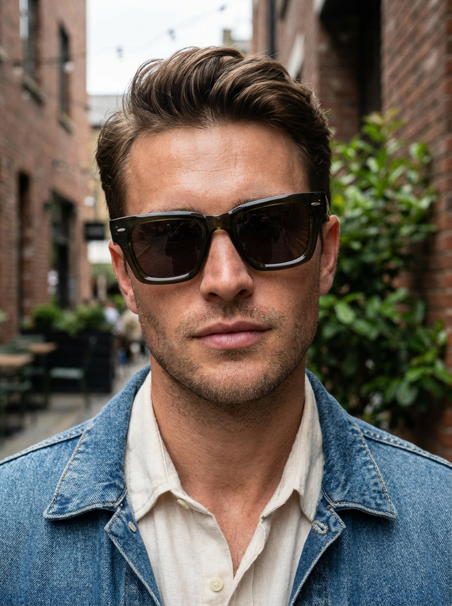 Boléro Knox — Bold Classic Square Sunglasses