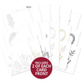 Build-a-Bouquet 6" x 6" Card Fronts