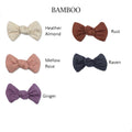 Bamboo Square Knot Baby Bows | 5 Colours Available
