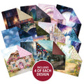 Brilliant Backgrounds - A Touch of Magic - 8"x8" Paper Pad