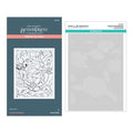 Cosmos Backdrop BetterPress and Stencil Bundle from the Pressed Posies Collection