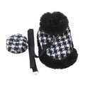 Grandmaster Tweed Dog Harness Set | Harness Hat and Leash Outfit