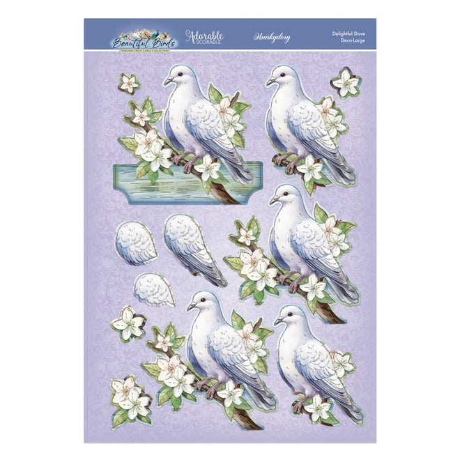 Beautiful Birds Deco-Large Set - Delightful Dove
