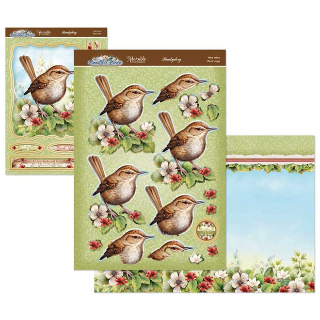 Beautiful Birds Deco-Large Set - Wee Wren