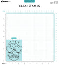 BL Clear Stamp Tea Hearts By Laurens 105x74x3mm 1 PC nr.352
