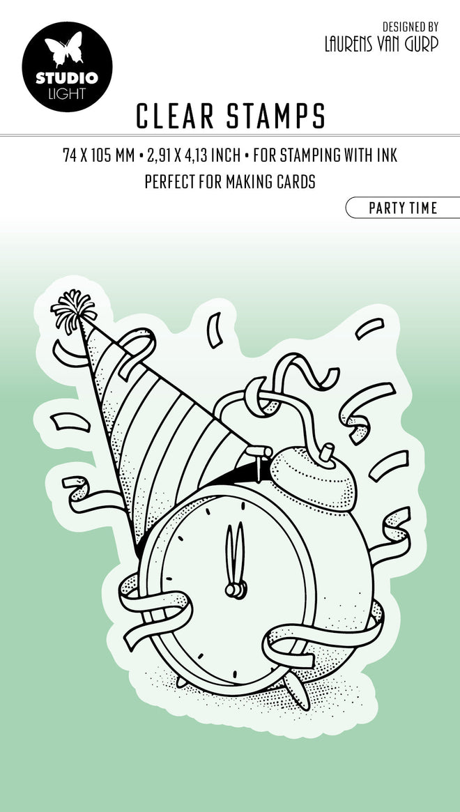 BL Clear Stamp Party Time Essentials 80x67x3mm 1 PC nr.411