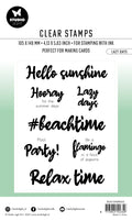 BL Clear Stamp Lazy Days By Laurens 131x90x3mm 7 PC nr.462
