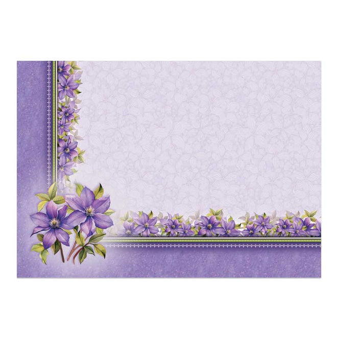 In Full Bloom Deco-Large Set - Calming Clematis