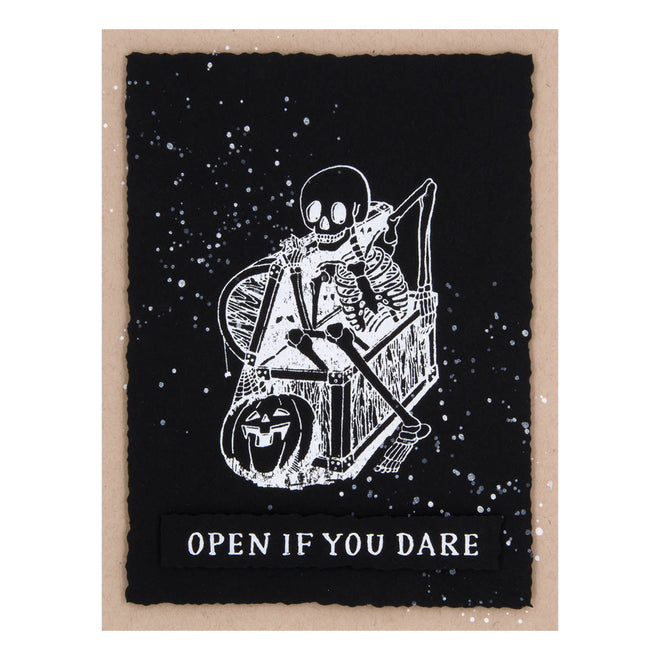 Open if You Dare Press Plates from the Betterpress Halloween Collection