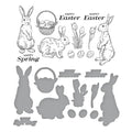 Spring Bunnies Press Plate & Die Set from the Spring Sampler Collection by Simon Hurley