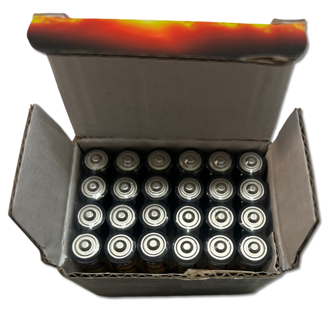 BRS AAA Alkaline Batteries — 24‑Pack (BRSLR03AAA)