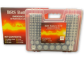 BRS Emergency Battery Kit: 203 Alkaline Batteries + Tester