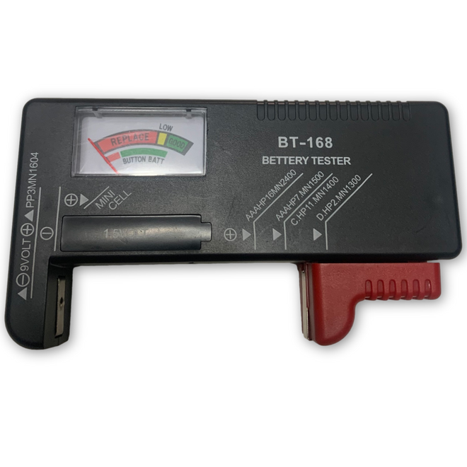 BRS Emergency Battery Kit: 203 Alkaline Batteries + Tester