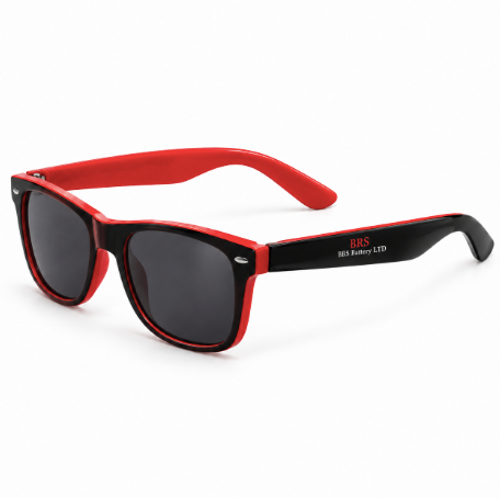 Official BRS Super Battery Riding Sunglasses – Red & Black