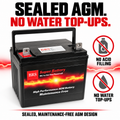 U1 BRS Super Battery for Tractors, Lawnmowers & More