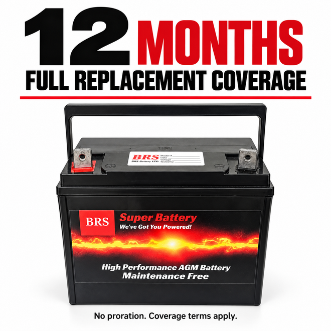 U1 BRS Super Battery for Tractors, Lawnmowers & More