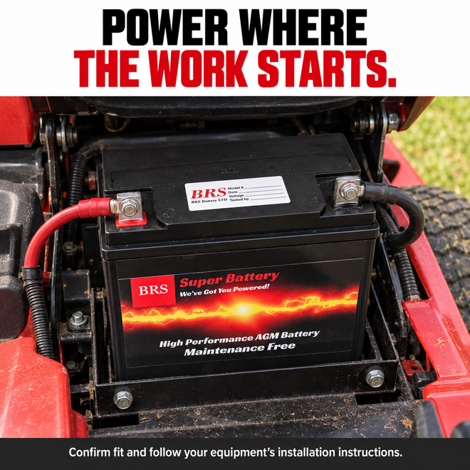 U1 BRS Super Battery for Tractors, Lawnmowers & More