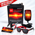 BRS14AH-BS 30 Day Warranty Battery & Smart Charger / Maintainer Combo Bundle Kit