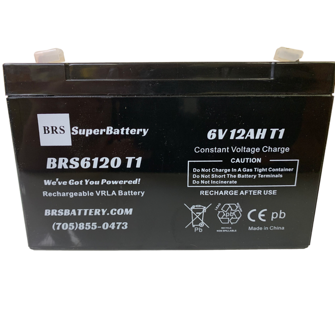 BRS6120 T1 – 6V 12Ah Battery