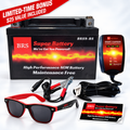 BRS9-BS 30 Day Warranty Battery & Smart Charger / Maintainer Combo Bundle Kit