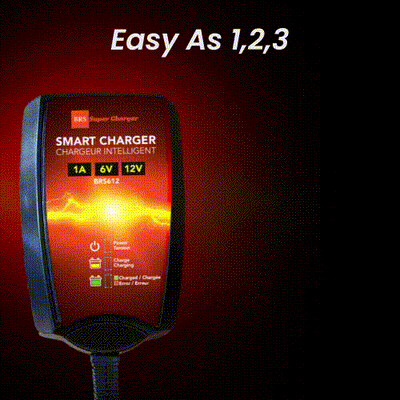 U1 BRS Super Battery AGM + Maintainer Combo Kit