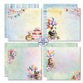 3Quarter Designs Birthday Wishes 12x12 Design Paper & Diecuts Set