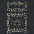 Zuri Designs Baroque Frames Set 2