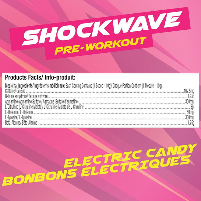 Base Pro Nutrition SHOCKWAVE PRE-WORKOUT, 40 Servings