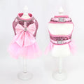 Princess Sequin Tutu Dog Harness Dress | Dog Harness Dress
