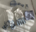 Belinda Set – Luxury Plaid Outfit Set with Matching Hat for Dogs