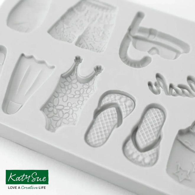 Miniature Beach Set Silicone Mould