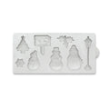 Miniature Let it Snow Silicone Mould