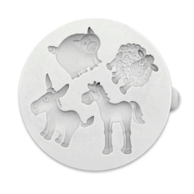 Miniature Farm Animals Silicone Mould