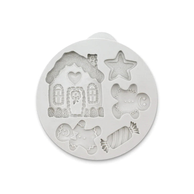 Miniature Christmas Gingerbread Silicone Mould